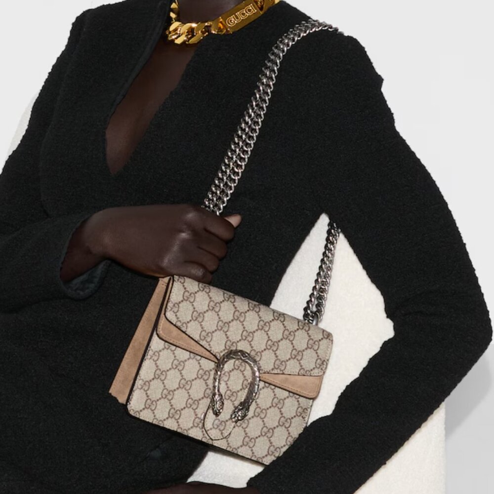Gucci GG Supreme Dionysus Small Shoulder Bag